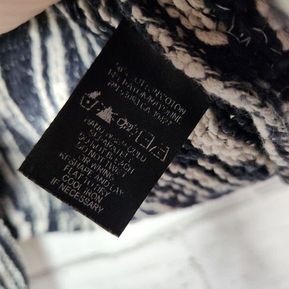 Nic+Zoe Blue Gray Open Front Knit Cardigan Sweater Women PP Size 2P Cotton Rayon - Picture 4 of 12